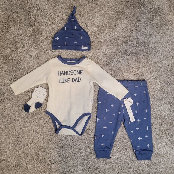 BRAND NEW! Tahari Baby Set- Size 3-6 Months - Picture 1 of 6